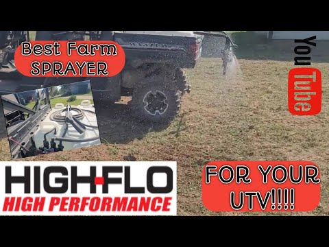 Fimco 65 gallon Boomless UTV Sprayer ~Review~ #polaris