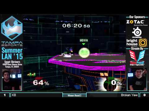 Tampa eSports Summer LAN '15 Melee - Winners Round 2 - KB vs Broken Yew