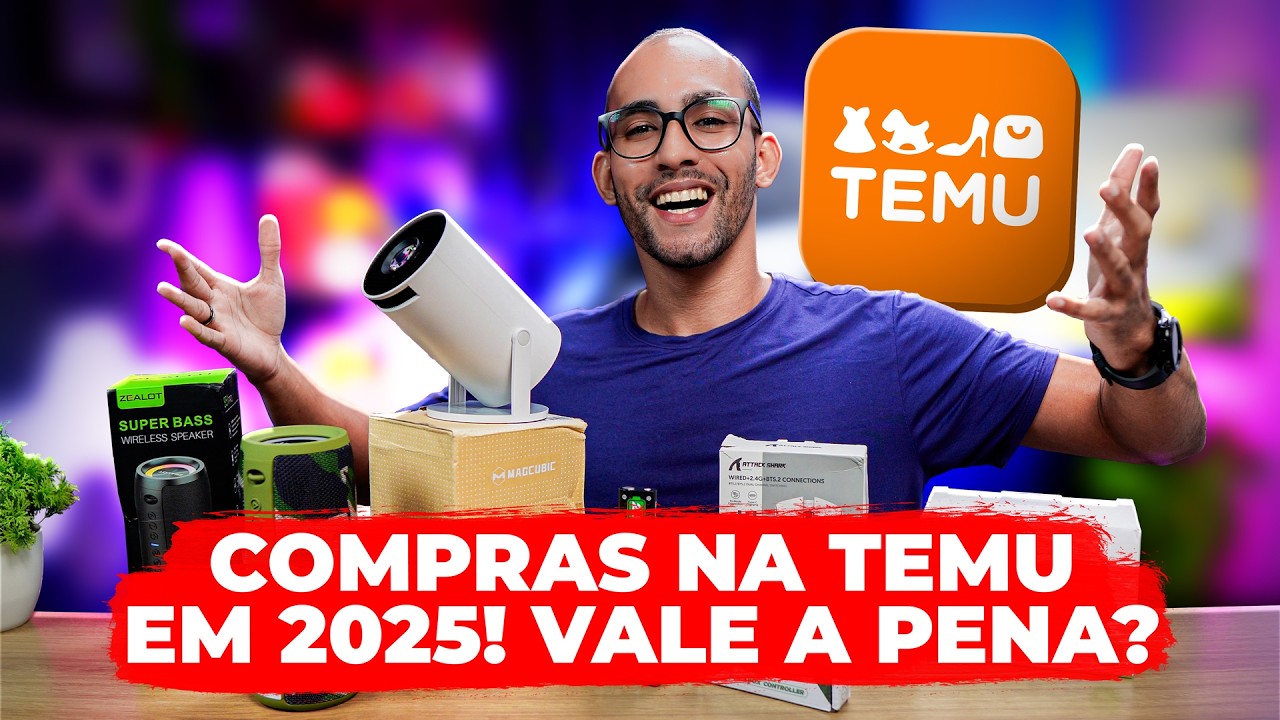 SUPER UNBOXING DE IMPORTADOS DA TEMU! É BOM COMPRAR NA TEMU HOJE? CONSEGUI CUPONS QUE VALEM A PENA!