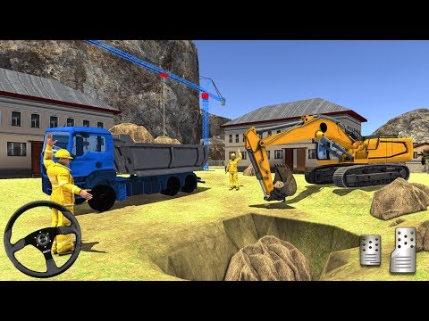 Offroad Heavy Excavator Crane Simulator - Driver Construction Vehicles - Android Gameplay