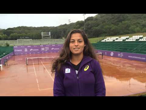 Carolina Meligeni joga a chave principal do Brasil Tennis Cup