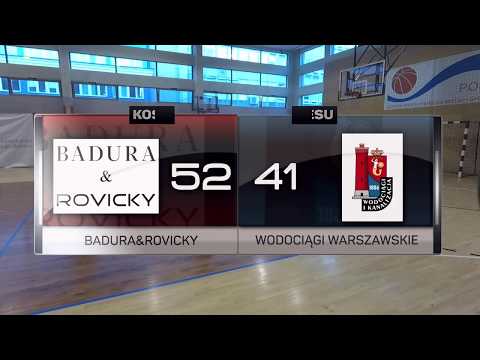 Badura&Rovicky vs Wodociągi Warszawskie - X kolejka - II Liga Warszawa - Koszykarska Liga Biznesu