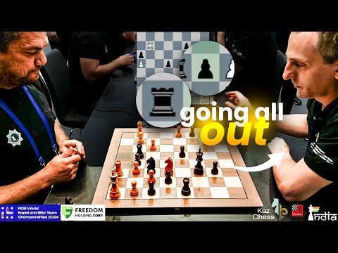 Grischuk's gives up the house to checkmate his opponent | World Team Blitz 2024