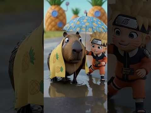 Sasuke Abandonou a Capivara… e Naruto Salvou! 😱💔🐾