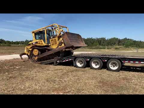Loading A Caterpillar D6R Bulldozer
