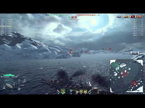 World of Warships - Hindenburg AP Test Fire Yamato at 14km - 40K damage