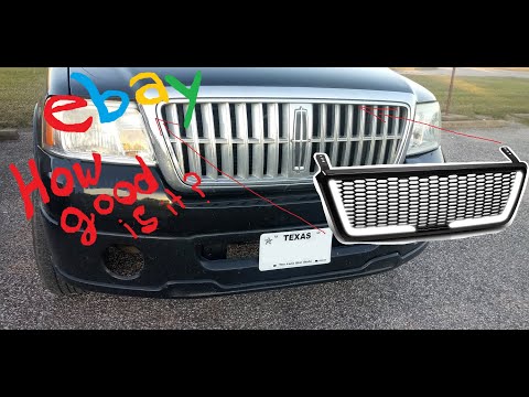 LINCOLN MARK LT PROJECT UPGRADES *EBAY LED GRILL*