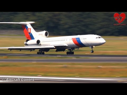 Slovak Government Tu-154M [OM-BYO] Landing│Germany, Berlin-Tegel