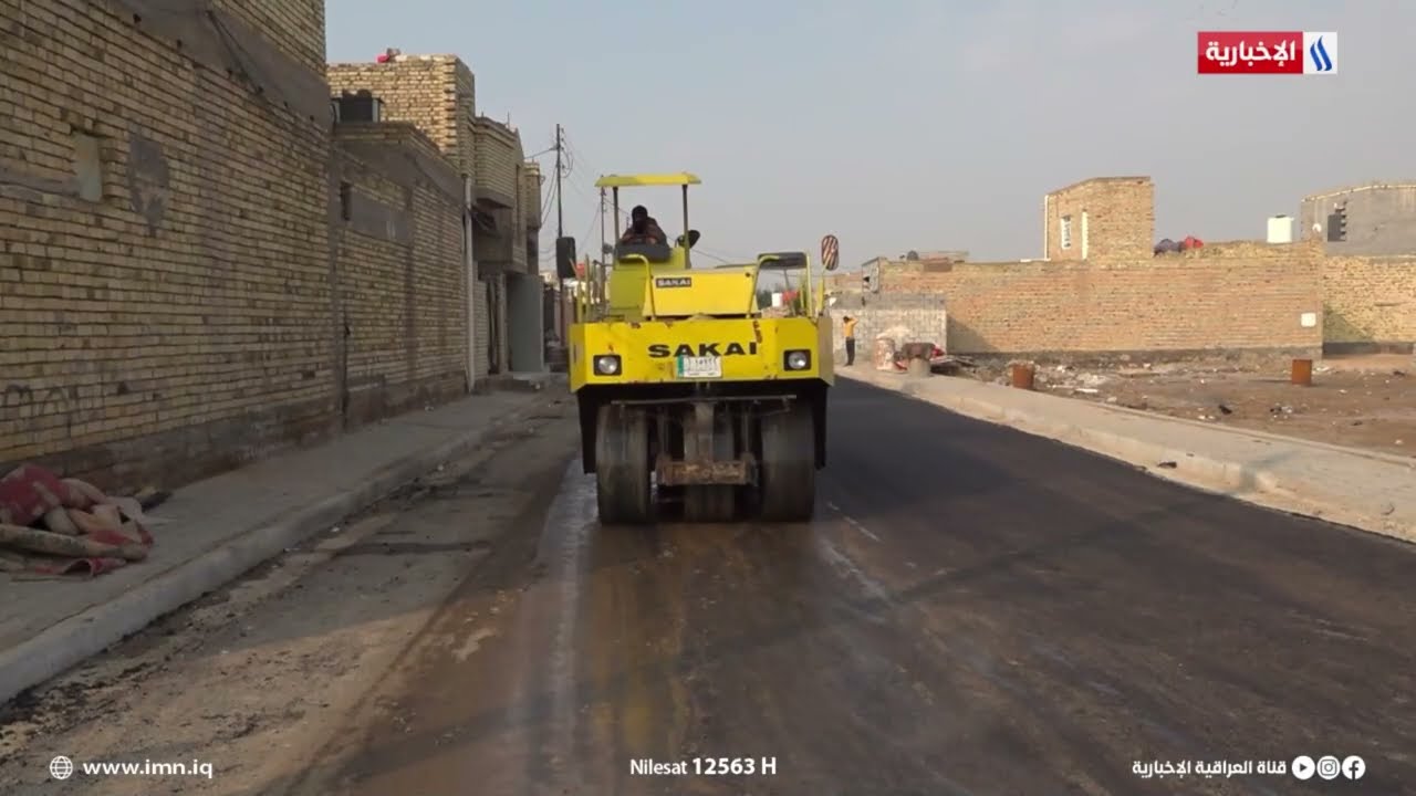 فيديو | الجهد الخدمي يشرع بحملة إكساء واسعة في محافظة ميسان