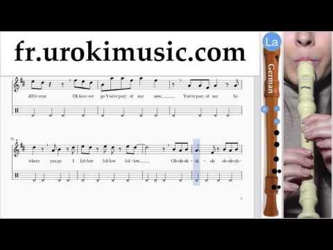 Cours de Flute à bec G. Shakira Can't Remember to Forget You Partie#2 Partitions Mélodie Сhansons