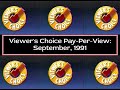 Viewer S Choice Pay Per View September 1991
