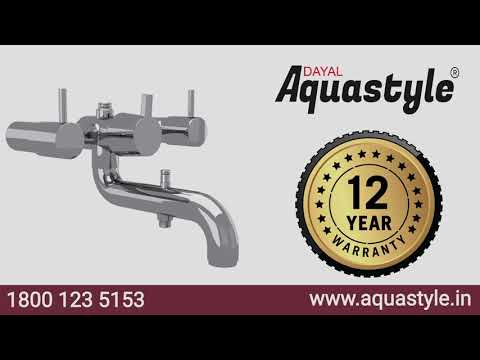 Aquastyle classic wall mixer with l bend - floss, for bathro...