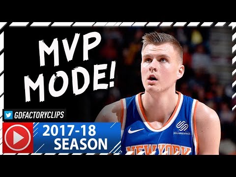 Kristaps Porzingis Full Highlights vs Cavaliers (2017.10.29) - 32 Pts, 12 Reb, BEAST!