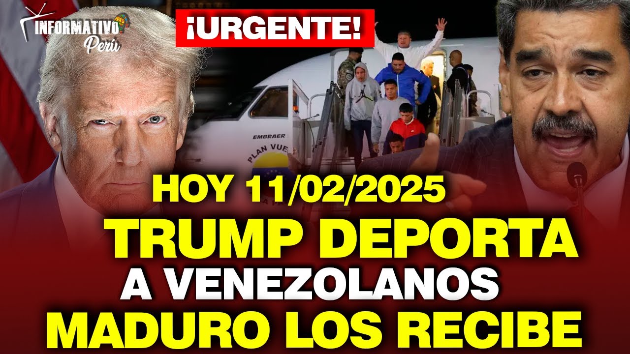🔴¡URGENTE! TRUMP INICIO DEPORTACIONES MASICVA DE  VENEZOLANOS  /11 FEBRERO
