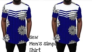 HOW TO SEW SIMPLE MEN’S SHIRT!!