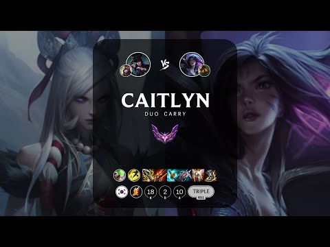 Caitlyn ADC vs Kai'Sa - KR Master Patch 13.10