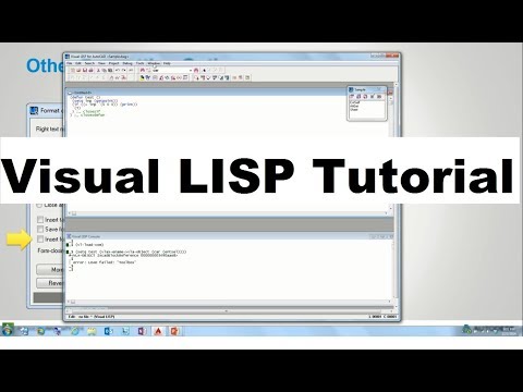 AutoLISP Programming Tutorial 1A