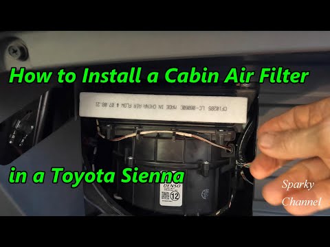 How to Install a 2015 Toyota Sienna Cabin Air Filter