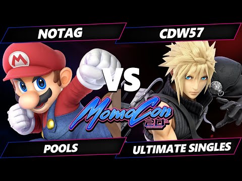 MomoCon 2025 - NoTag (Mario) Vs. CDW57 (Cloud) Smash Ultimate - SSBU