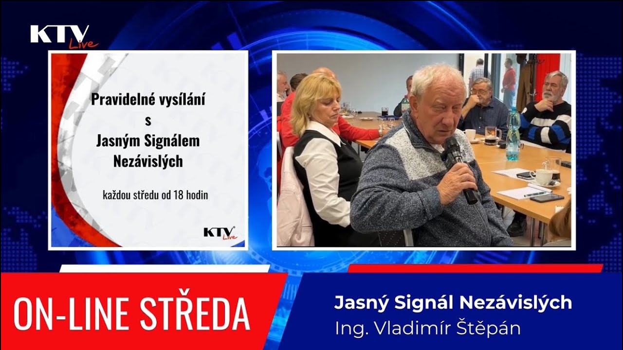 #3 On-line středa s Jasným Signálem Nezávislých 👉Bude se odběratelům v ČR od roku 2030 vypínat elektřina? - 23.4.2025