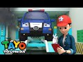 Let S Repair The Police Car Repair Shop Cartoon For Kids The Best Mechanic Tayo The Little Bus
