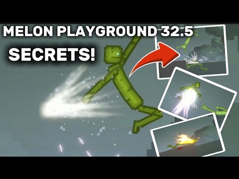 NEW SECRET POWER ABILITY in MELON PLAYGROUND 32.5