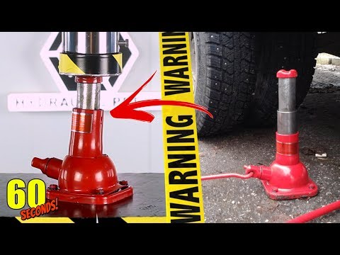 60 SECONDS Experiment - HYDRAULIC PRESS VS Spiral Jack | CRASH TEST