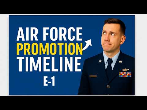 Air Force Promotion Timeline Joining As An E 1