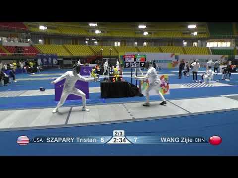 2023 113 T64 03 M E Individual Cali COL GP BLUE WANG CHN vs SZAPARY USA