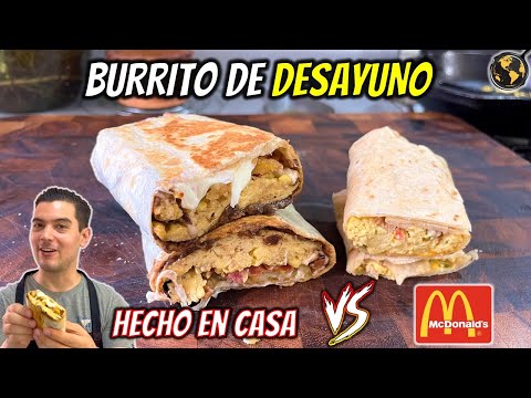 Estos BURRITOS de DESAYUNO me Cambiaron la Vida (mucho mejores que Mcdonalds!)