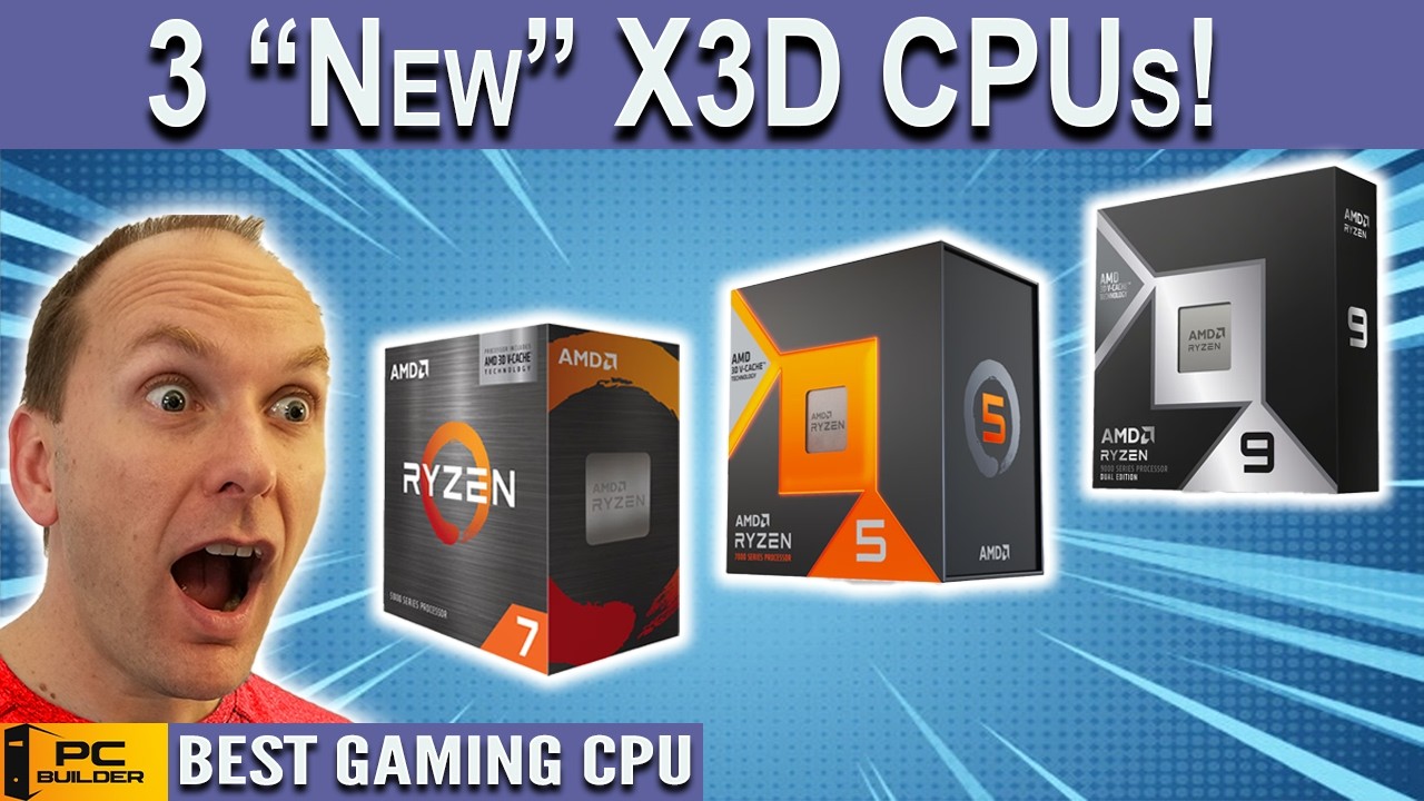 3 New X3D CPUs Just Dropped! 🛑 RAM Prices Fall! 🛑 Best CPU April 2026
