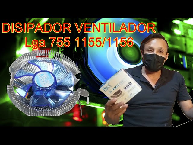Vídeo relacionado con Cpu Cooler Cpu Radiator Cfor OMPuter Cpu Fans Cooler Disipador de Calor 6 Heatpipe para Lga 1156 1155 1150 775