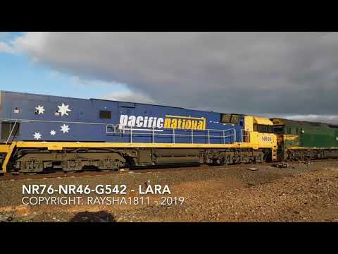 4PM4 - NR76-NR46-G542 (PacNat Steel) Lara - Australian Trains by Raysha1811