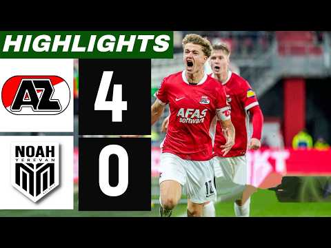 AZ Alkmaar vs FC Noah | Samenvatting | Europa Conference League