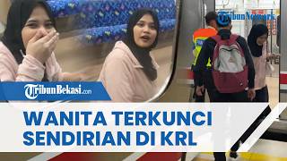 Viral! Wanita Terjebak di Gerbong KRL, Tak Sadar Terkunci gegara Sibuk Cari Kartu Akses Hilang