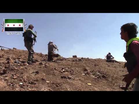 اشتباكات بين عناصر الفرقة الثانية وقوات النظام في معركة فالمغيرات صبحا في محافظة القنيطرة