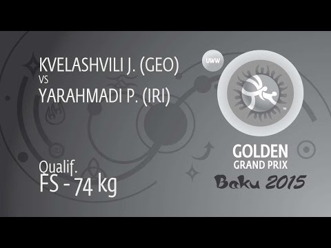 Qual. FS - 74 kg: P. YARAHMADI (IRI) df. J. KVELASHVILI (GEO) by TF, 11-0