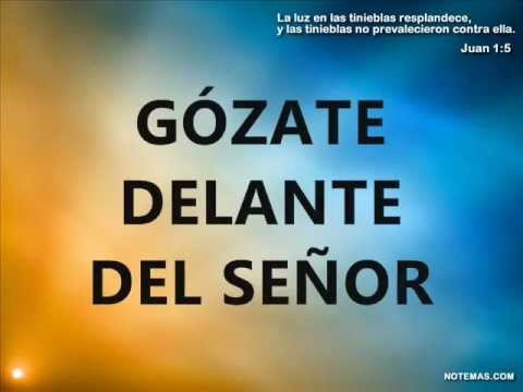 GOZATE DELANTE DEL SEÑOR Y HARE UN ALTAR