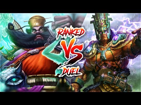 Smite Ranked Duel #6: Zhong Kui vs Chaac - Season 4 1v1 Gameplay