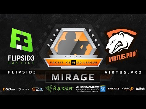 Flipsid3 v Virtus.pro - Mirage (FACEIT League 2015 Stage 2 EU)