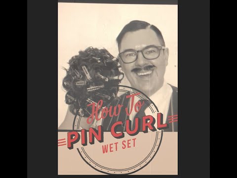 How to Pin Curl hair for a wet set
