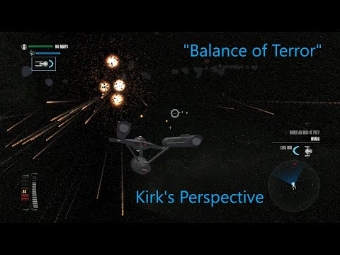 Star Trek TOS Balance Of Terror Battle From Kirk's Perspective Star Trek Legacy Battle