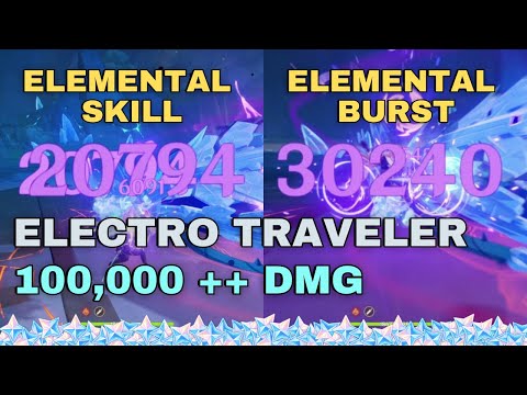 Electro Traveler 100k DMG (Showcase) World-Shaker | #GenshinImpact V2.6