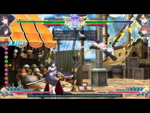 Urayukihime Combos - Blade Arcus from Shining: Battle Arena