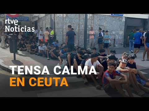 Crisis migratoria en Ceuta | Unas cinco mil personas migrantes permanecen en Ceuta |RTVE Noticias
