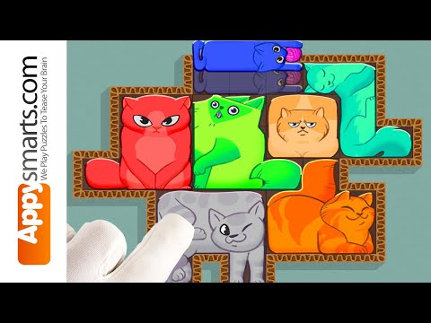 Puzzle Cats - Solve 'Fit the Board Type Puzzles With Cat Shaped Blocks (Kids 9+ And Adults)