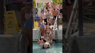 ☀️Beatiful Cleopatra Pool Fun Pamukkale Turkey -Nice Day⛱️ #pamukkale #cleopatra #pool