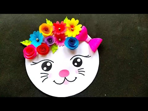 Handmade card making for birthday