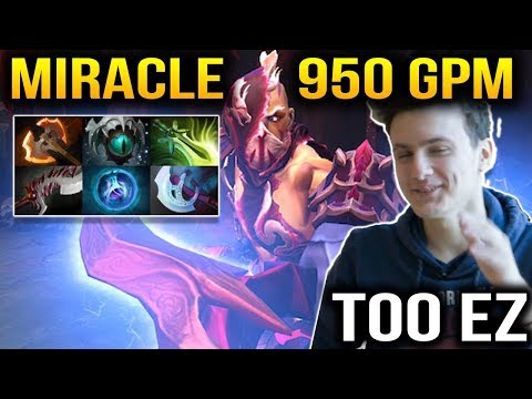 Miracle AM 950 GPM Look so Easy with Him Dota 2 Plus 7.11