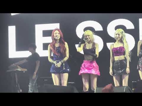 LE SSERAFIM @ COACHELLA WEEKEND 2 FanCam [2/2](4K 2160P)